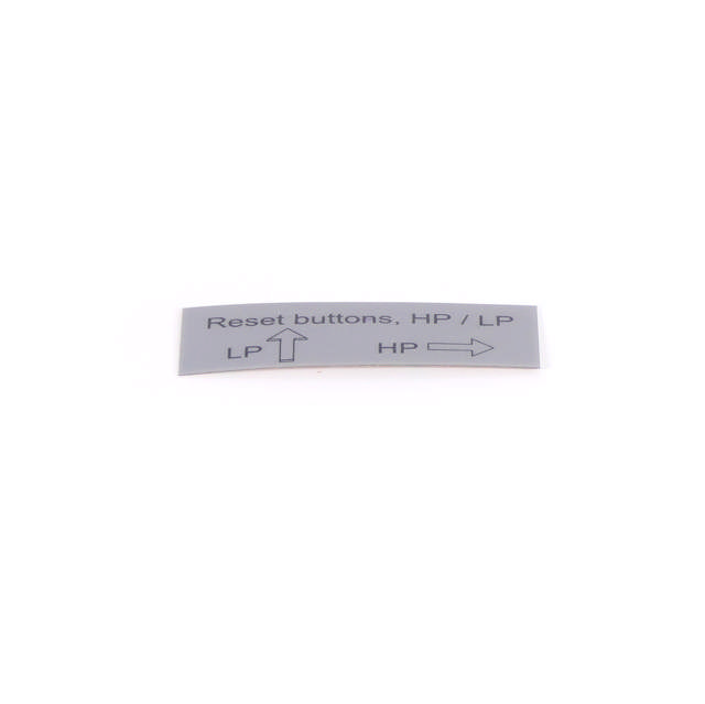 Plastic label, sticker set AC-M7 MKII, DLO