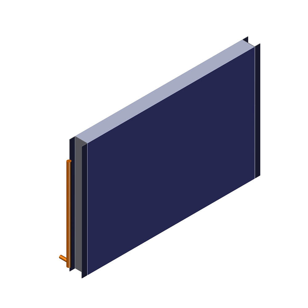 Fordamperflade, 400 x 585 x 44