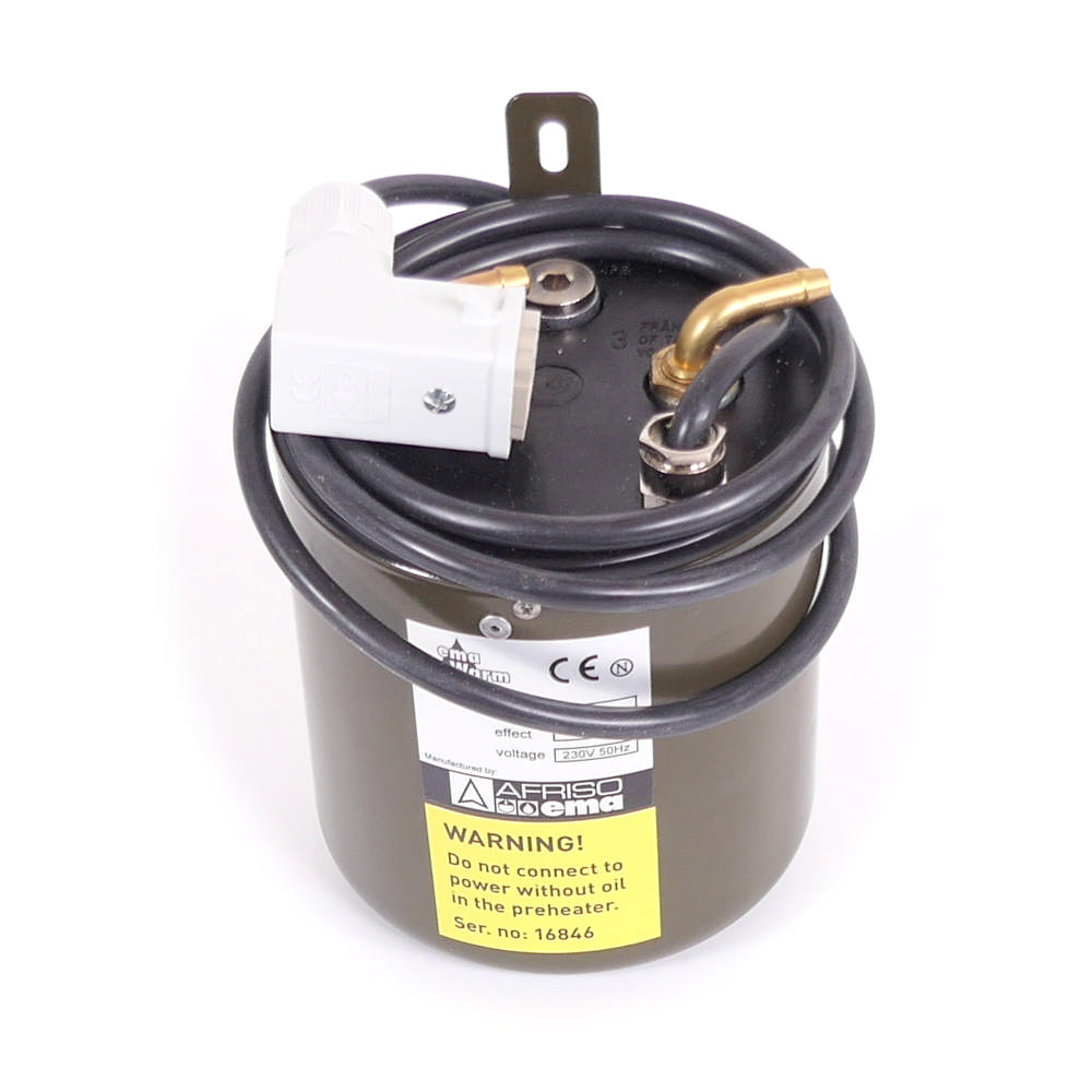 Oilheater cpl. type 300w, 220v, 50 Hz for burner type 721D/721T