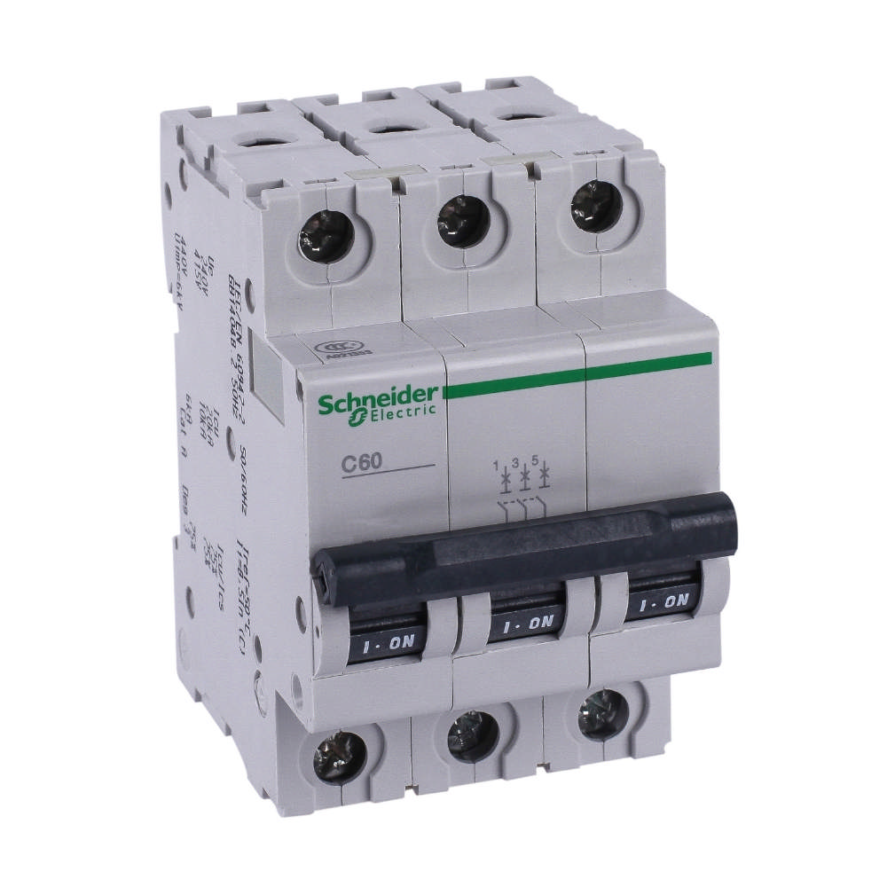 Fuse, automatic C60N 3P C16A C 6kA