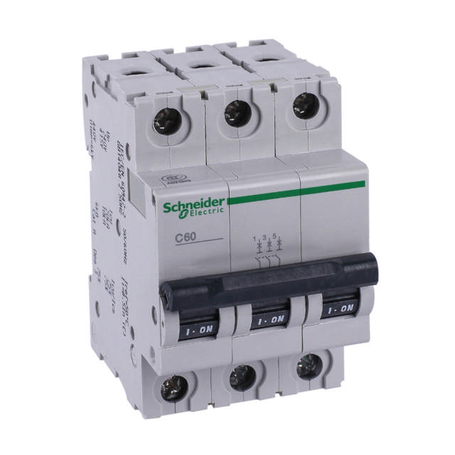 Fuse, automatic C60N 3P C16A C 6kA