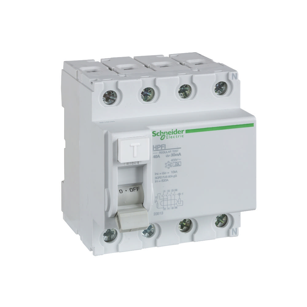 Relay, earth-fault protection, 4P, 40A, 30mA -25
