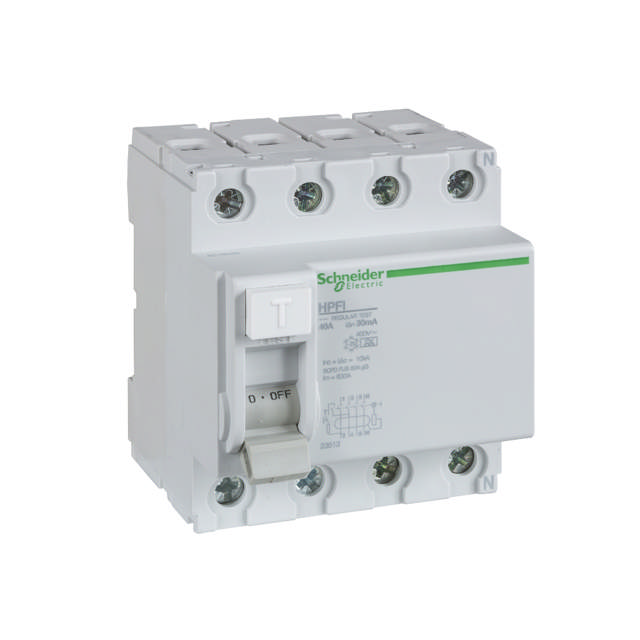 Relay, earth-fault protection, 4P, 40A, 30mA -25