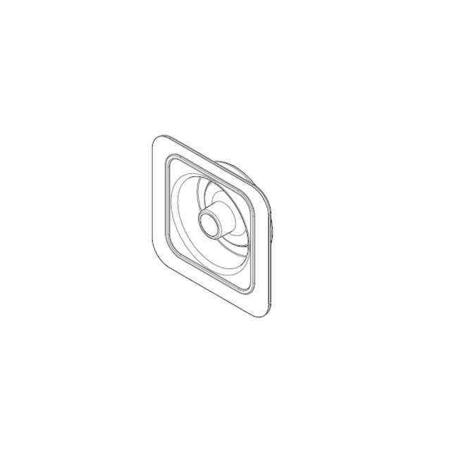 Draining connection, countersunk