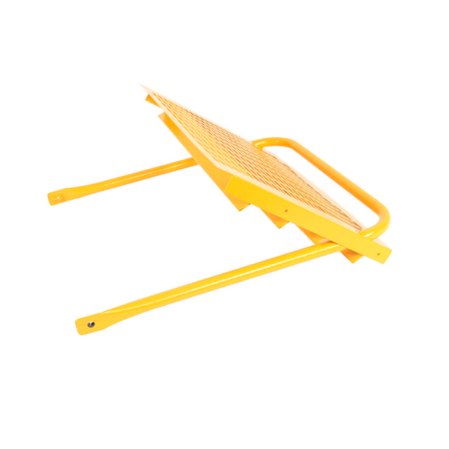 Air discharge grille, welded, RAL 1028 powder coated