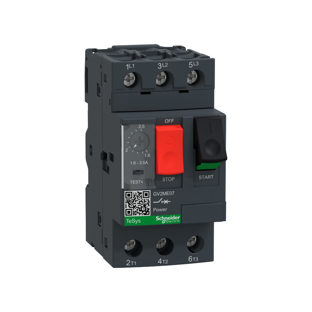 Contactor, switch, MCB 3 Pole 1.6-2.5A