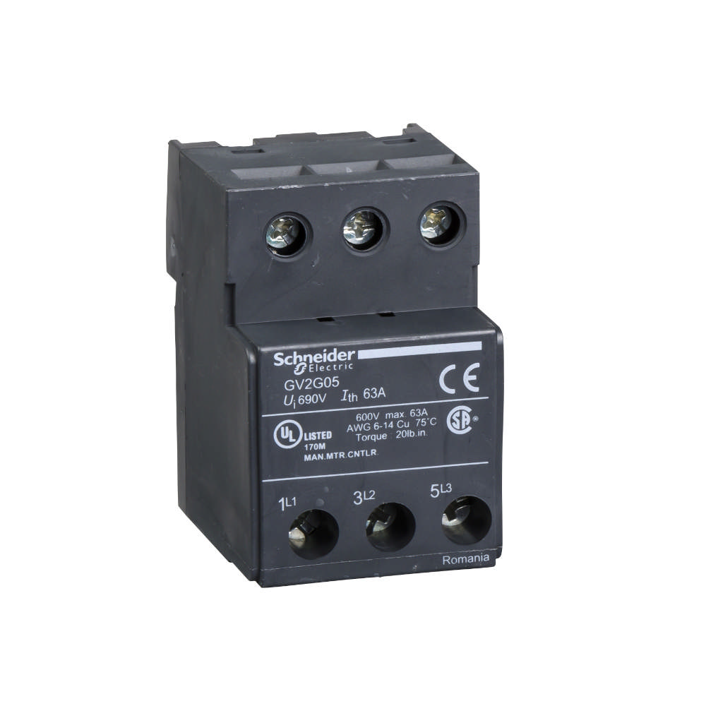 Contactor, switch, MCB 3 Pole 4.0-6.3A
