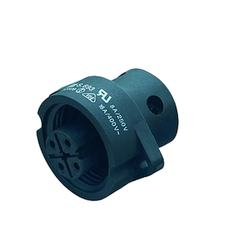 Electric outlet, 4-pole